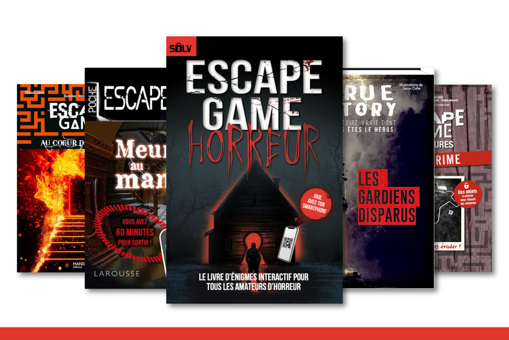 Top 5 de l’escape game pour adultes (jeu et livre d’horreur)