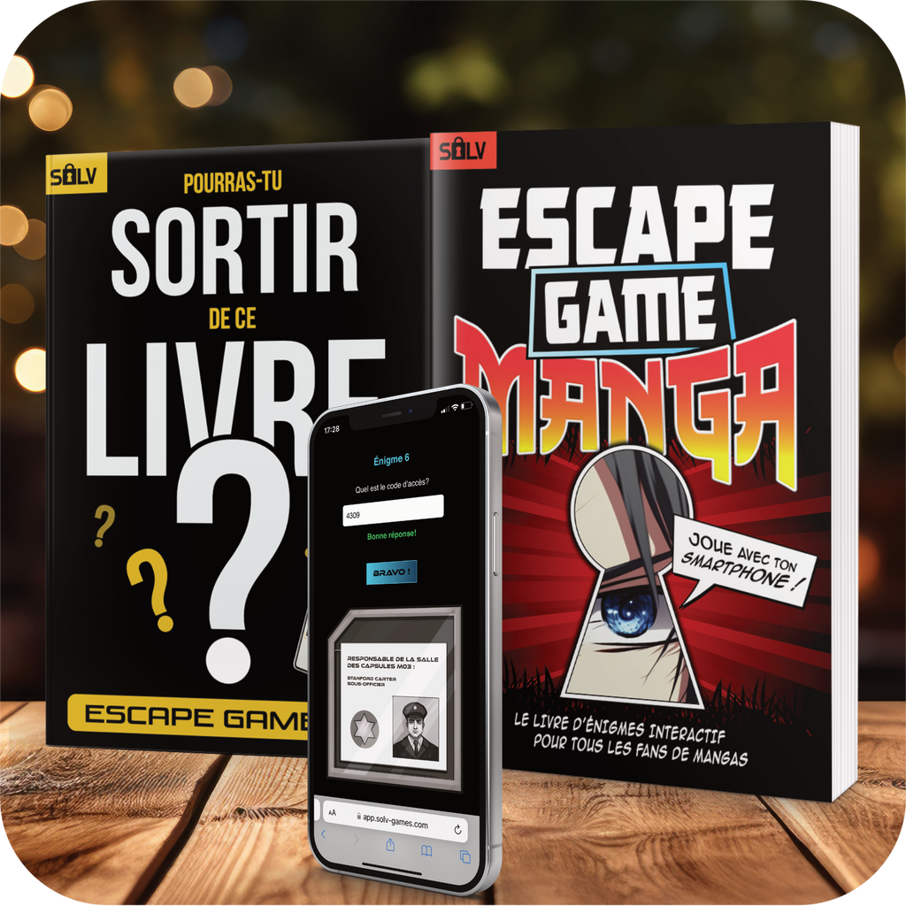 PACK Escape Game Manga + Pourras-tu sortir de ce livre ? – SOLV