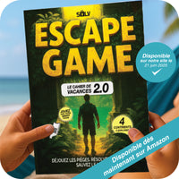 cahier de vacances escape game adulte